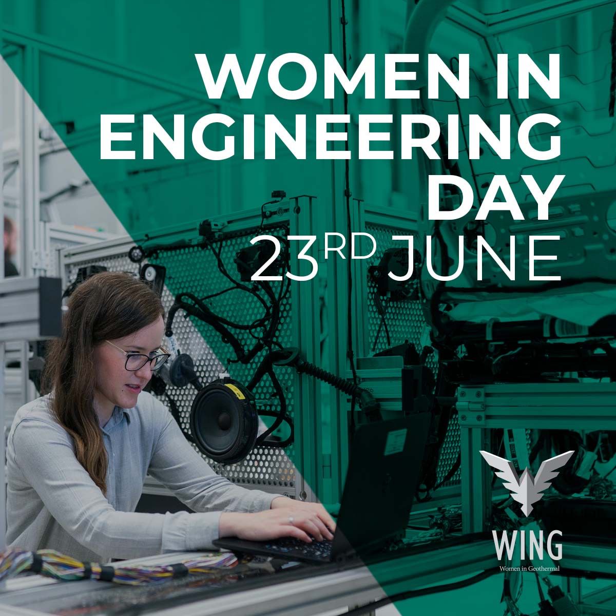 WING_geothermal's tweet photo. Thursday 23 June is International #Women in #Engineering Day (#IWED), a global day celebrating the amazing work that #femaleengineers around the world do to support lives and livelihoods every day. #geothermalengineering #greenenergy #womenleaders #womeninSTEM #womenengineers https://t.co/eHVU2tQwIw