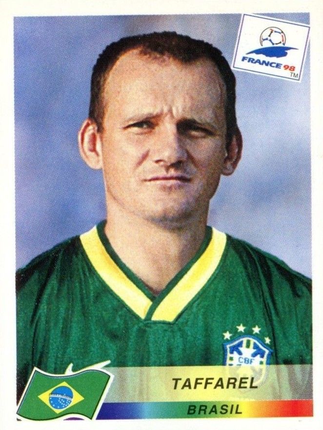 CopaLendas's tweet photo. Cláudio Taffarel, Brasil 🇧🇷.
Copa do Mundo de 1998, França.
Vice campeão.
10 gols sofridos, 7 jogos.
#taffarel #brasil #worldcup1998 #copa1998 #fifa #lenda #taffa #sãotaffarel #ohomemdasmãossantas #seleção #canarinho #amarelinha #cbf #stadevélodrome #bra #panini #qatar2022 https://t.co/rtbLpMSDdA