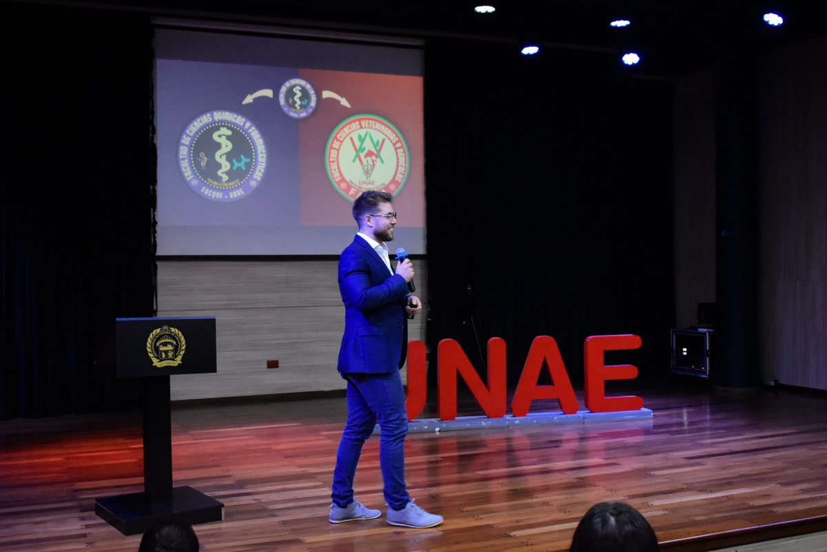 UNAE_Enc's tweet photo. 📣 El día de ayer, miércoles 22/06 se llevó a cabo el acto de presentación de 2 nuevas Facultades:

🐍 Facultad de Ciencias Químicas y Farmacéuticas #FACQUF
🐴 Facultad de Ciencias Veterinarias y Agrícolas #FACVA

El acto estuvo a cargo de la Dra. @NCzeraniuk, Rectora de la UNAE. https://t.co/z5GWBNtCKR