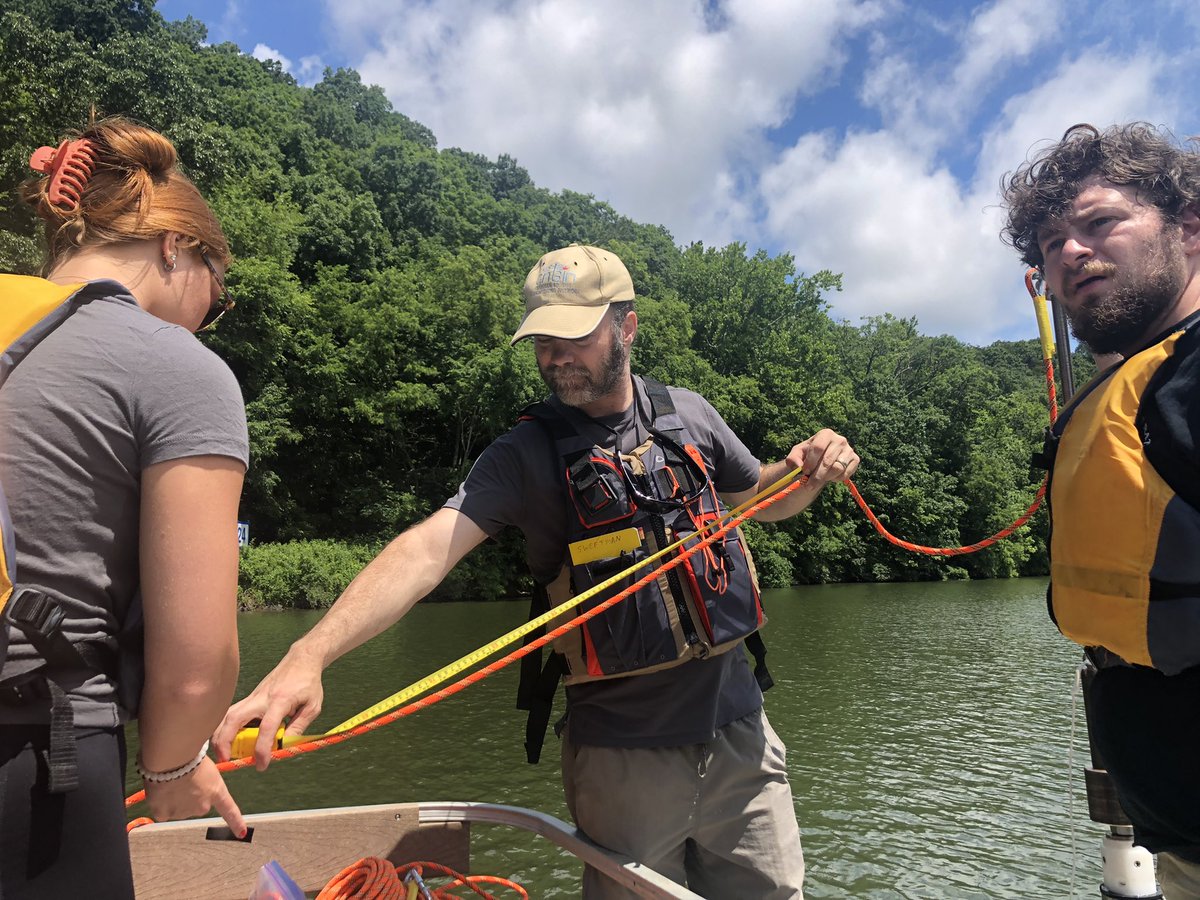 VanmeterKVM's tweet image. Getting some good reservoir mud at Raystown Lake today. @jonsweetman @BioGeoCohen #VanMeterLab