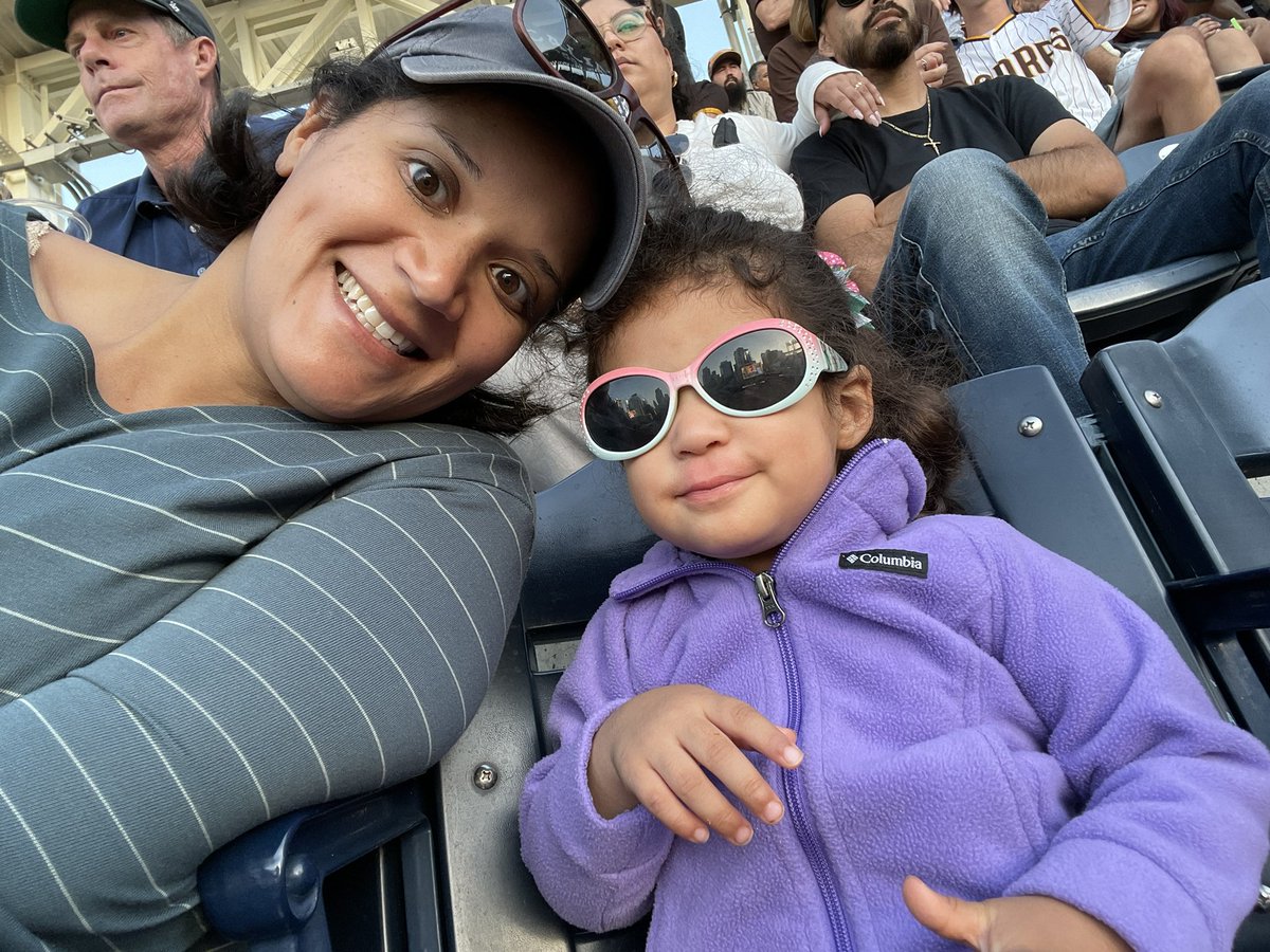 Proud mom moment. First <a href="/mlb/">MLB</a> game for my kiddos enjoying the <a href="/Padres/">San Diego Padres</a>. #timetoshine