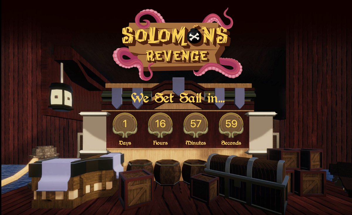 SolomonRevenge's tweet photo. We're coming! we're coming with lots of adventure! You'll have unlimited ammo and purchasable single use items. There are 4 different ships and 4 maps for player to explore. We're just 1 day away!

#solomons #revenge #game #launching https://t.co/37F6Q48fVW
