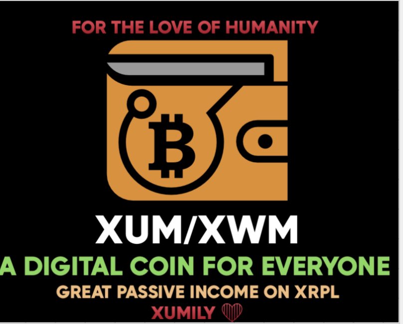 nikihandsome7's tweet photo. @Crypto__emily Actively buying @XRPL_XUM &amp; @XRPL_XWM  to fill my back &amp; await the weekly rewards ..

You can also join me @Crypto__emily 
All you need do is hold a minimum requirement of 1Xum &amp; 1XWM ..
If you can hold more , Bravo 👏 

The dev is kind &amp; Loves Humanity ❤️💖

Great Project 🫶💪 https://t.co/F3j7zcVo6n