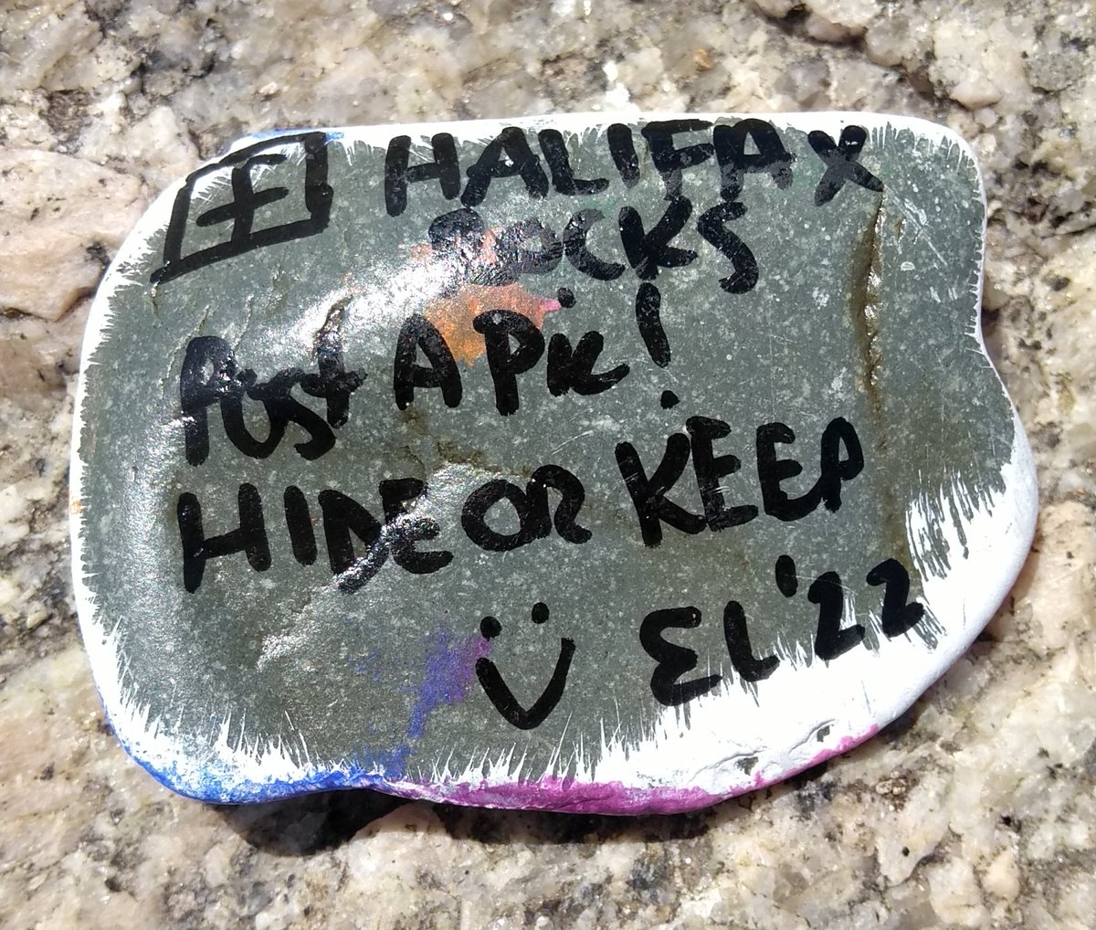 capak9's tweet photo. #HalifaxRocks Herring Cove Provincial Park Reserve on June 22, 2022. This one went to Toronto. 💕 https://t.co/xeDZq2lPbs
