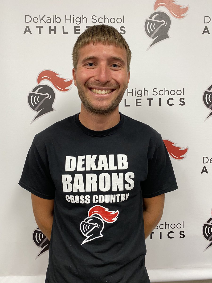 BaronAthletics's tweet photo. Baron Athletics 
The Baron Athletic Department and DeKalb High School is excited to announce the former Baron and Central Michigan Cross Country Athlete Mark Beckmann will be the new Cross Country Coach at DeKalb High School 
#WeAreDeKalb https://t.co/KDFCCSJn1O