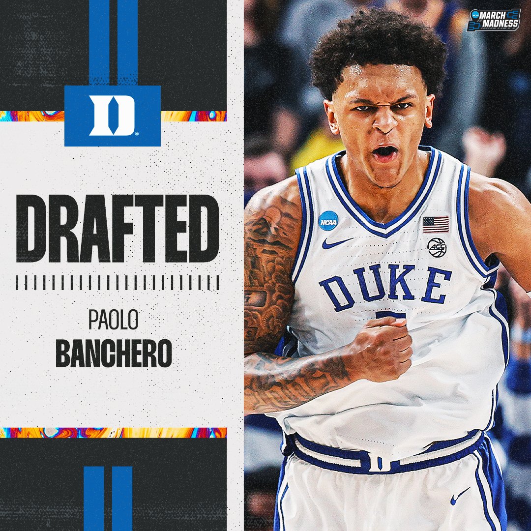 @MarchMadnessMBB's photo on Paolo Banchero
