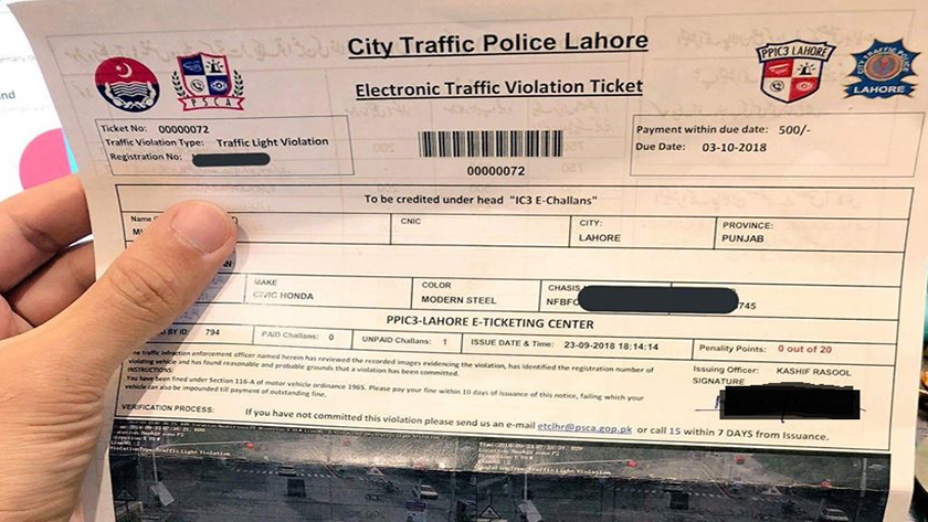 Beware drivers: LHC suspends decision on e-challan system. on-e-challan-sys...