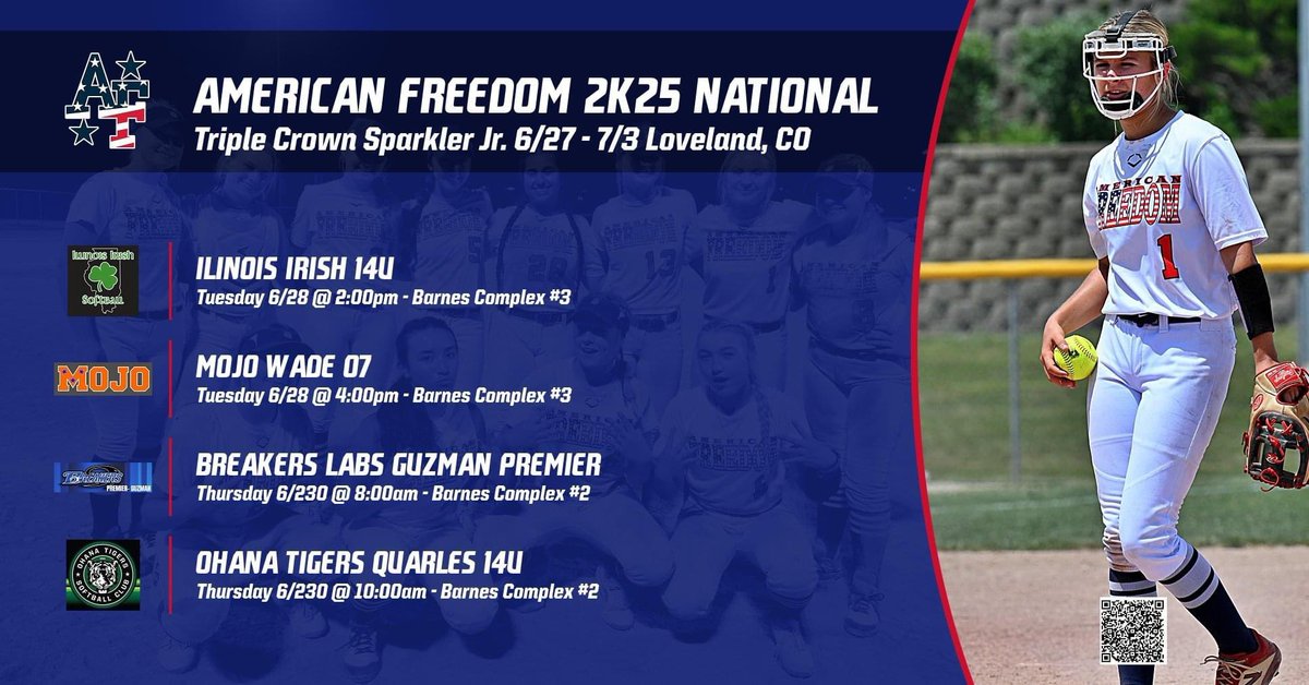 Getting better every day!  Great week in KC last week.  Headed to Colorado next week!  Let's go!!!! <a href="/COSparkFire/">CO 4th of July</a> <a href="/AFSBALL/">American Freedom Softball</a> 
<a href="/AGLSoftball/">AthletesGoLive Softball</a> 7087
<a href="/GCsports/">GroupChat Sports</a> American Freedom 2k25