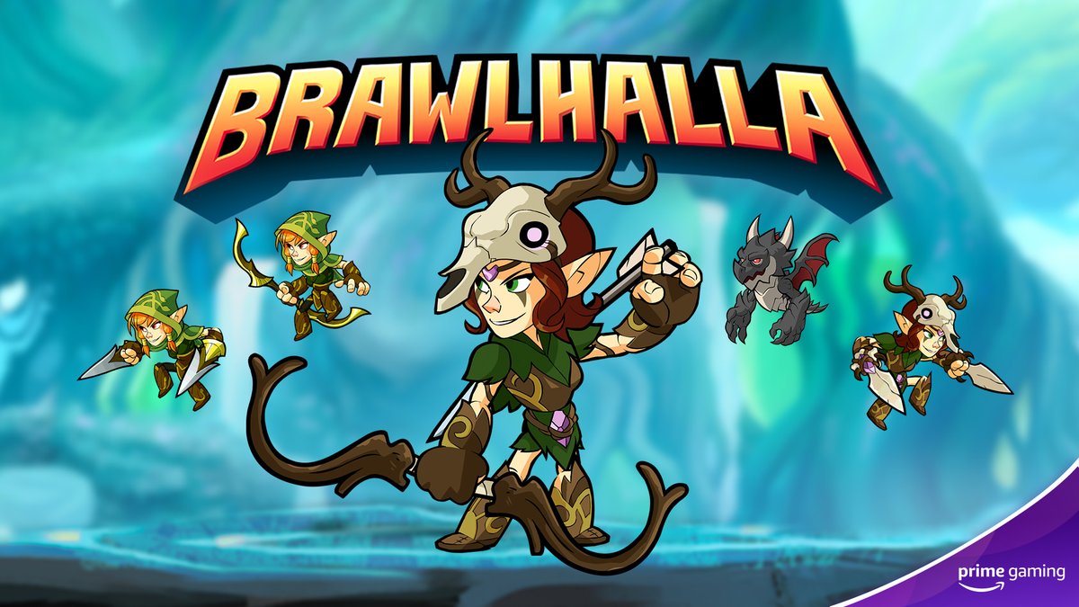 Take your look and gameplay to the next level with the Enlighted Bundle for  @Brawlhalla, free with Prime Gaming! 👑 The pack contains: 🐵Wu…