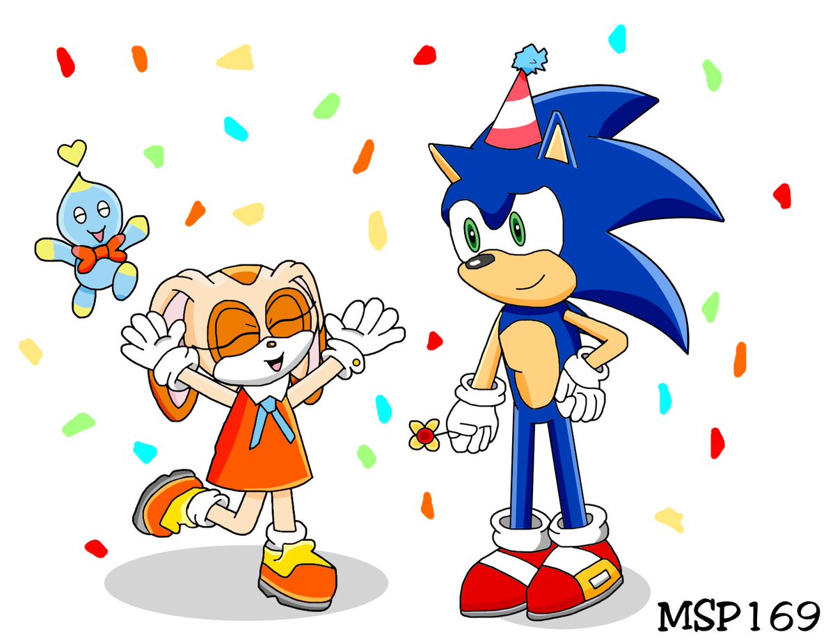 'Happy Birthday, Mr Sonic!'

31 years and still going strong, this year especially! Thank you to this amazing series for all the happiness it brings me!

Special thanks to @NigmaFrankie for some visual advise on this piece :)

#Sonic31st #SonicTheHedgehog #CreamTheRabbit