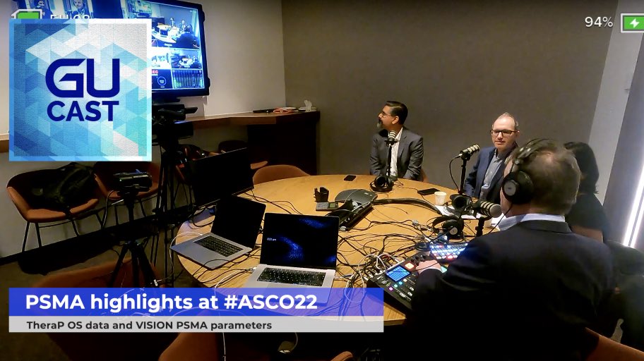 GU Cast team discuss recent PSMA highlights at #ASCO22 with @DrMHofman @AzadOncology. Includes TheraP OS data and PSMA imaging parameters from VISION. Search GU Cast @RenuEapen @declangmurphy gucast.buzzsprout.com/904063/10841256