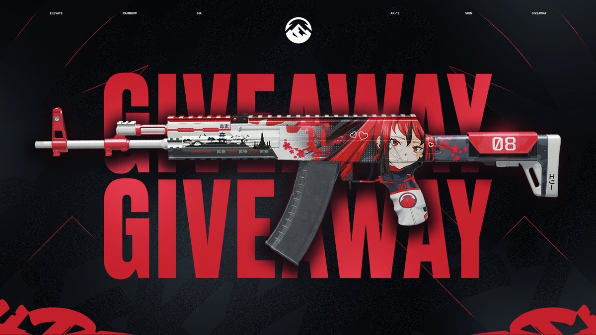 You get a waifu 🫵 You get a waifu 👉 

We are doing a GIVEAWAY on all our platforms. Be sure to follow our socials for a chance to win the AK-12 Bundle! 

Twitter: <a href="/ElevateGG/">ELEVATE</a> 
Instagram: Elevate.GG
Juked: ElevateGG