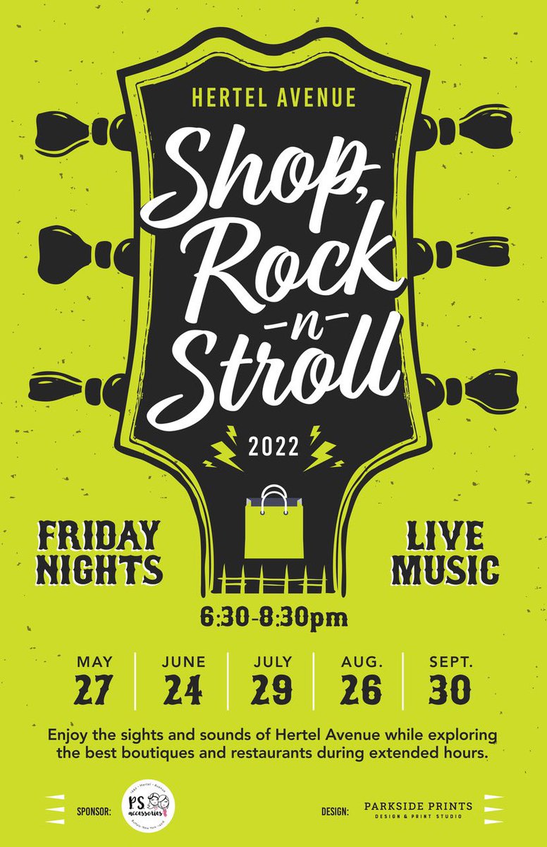 Friday Nights in North Buffalo are the best! Kickoff summer with Shop, Rock n Stroll!
