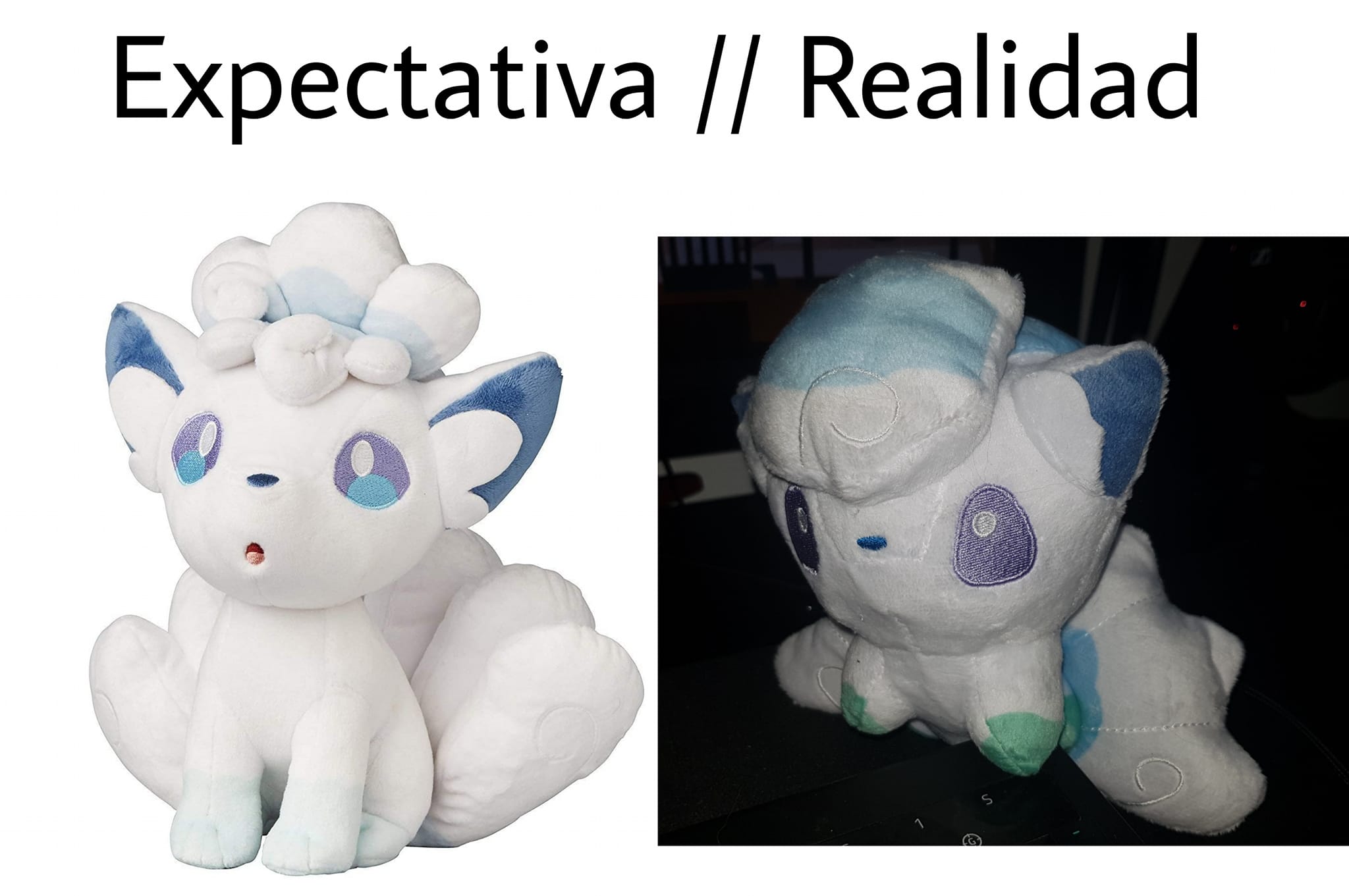 Peluche de best sale vulpix alola