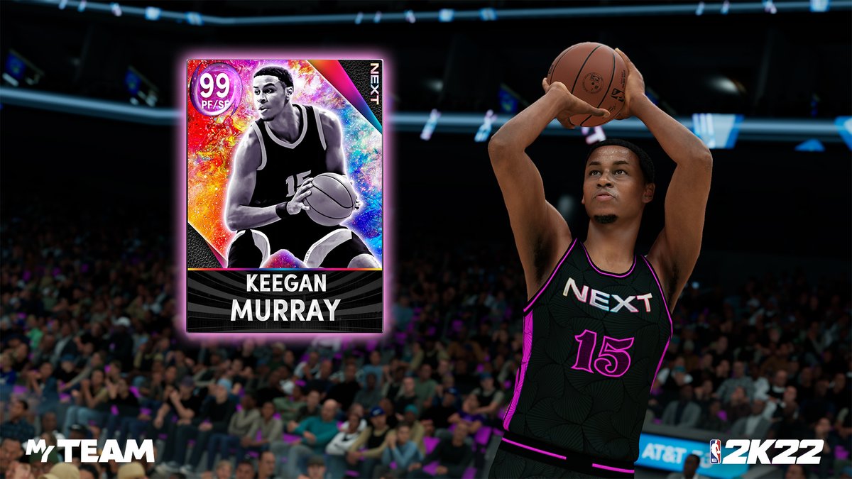 NBA2KMyTEAM's tweet photo. RT if you're running with the #4 pick today @keegan3murray 

#NBADraft https://t.co/qFK5aGqA4a
