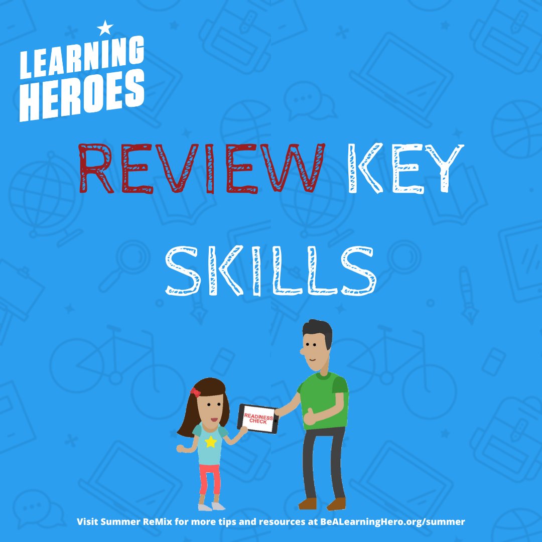 attendanceworks's tweet photo. Here’s an awesome resource to check-in how your child is doing with grade-level math and reading skills!
https://t.co/aPGZV4Q1MN
Use the #readinesscheck from @BeALearningHero to get started and help students practice those skills with fun and easy resources!
#SummerReMix https://t.co/9I5Ye5Lv0s