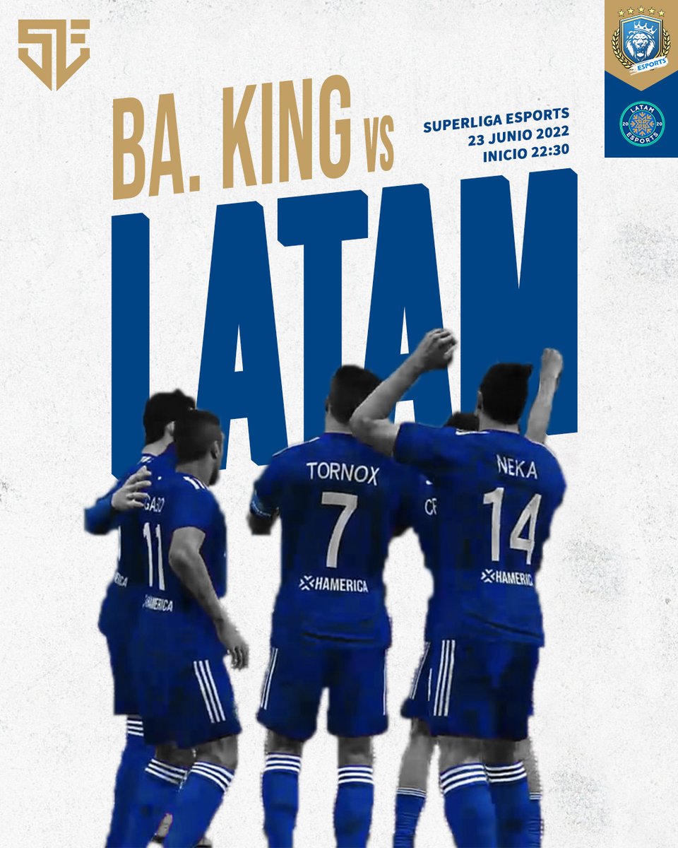 ¡𝐕𝐀𝐌𝐎𝐒, 𝐋𝐀𝐓𝐈𝐍𝐎𝐒!💪
¡¡𝐂𝐎𝐌𝐏𝐑𝐎𝐌𝐈𝐒𝐎 𝐘 𝐄𝐒𝐅𝐔𝐄𝐑𝐙𝐎! 🗣️

⚽ @barrioking_fc_esports vs. LATAM
🏆 #SLEPERU
📌 JORNADA 2
⏰ 10:30 p.m.
📲 #BAKINGvsLATAM

#VamosLATAM