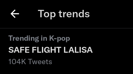 LSMTRENDS's tweet image. 📈 [INFO] - Both of our HASHTAG and TAG have surpassed 100K tweets in just 32 minutes. Let's trend higher, RT and REPLY 👇

SAFE FLIGHT LALISA
#LisaAimeParis #LISA #LALISA #MONEY