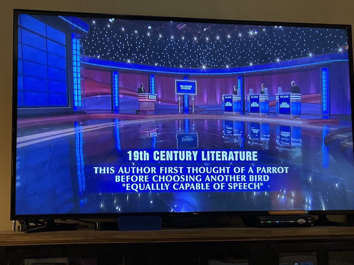 CallKi's tweet photo. Really #Jeopardy? First error in years. #wherearetheeditors #proofreadingisaskill #equally #gettheloutofthere https://t.co/ifXVtWKoWm