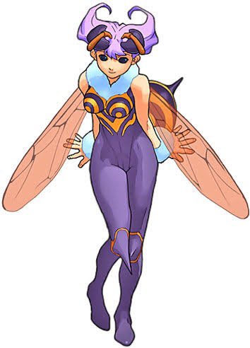 カプコンファイティングコレクションで思い出したけどQ-Bee、一見可愛いモンスター娘に見えるが肉食で人肉を求めており、外見は男を惑わすためのもの。
手足は6本あるが2本は隠してる。人間の顔は偽物であり、本来の目は髪の毛の中にある複眼の方という凶悪クリーチャーで子供の頃超怖かったな… 