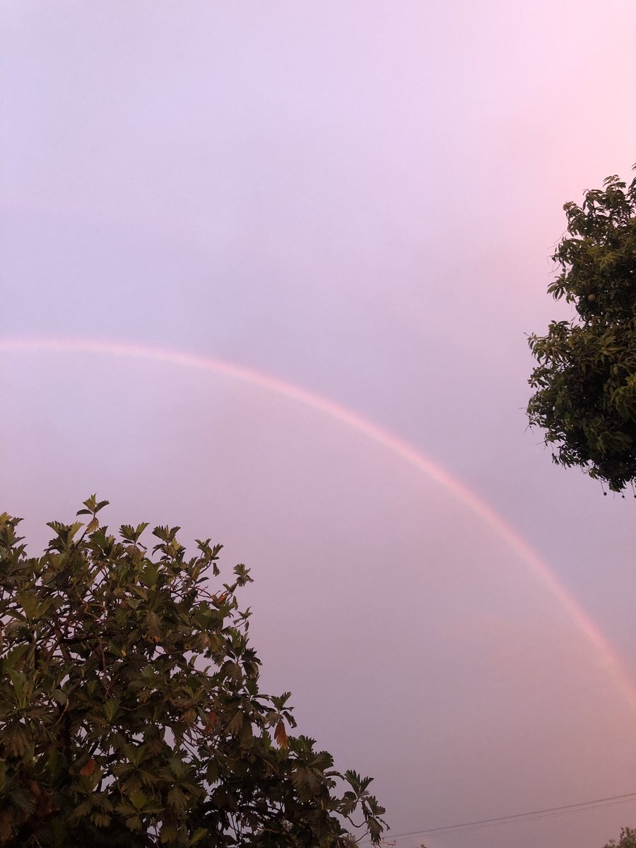 CryptoTownsend's tweet photo. This 🌈🌈 was the least reining in Gambia https://t.co/bqJl5VHk1H