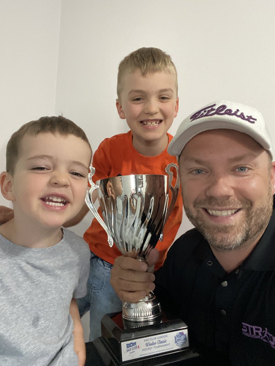 So pleased to represent <a href="/StrideRehab/">Stride Rehab</a> in the <a href="/DadClubLondon/">Dad Club London (Ontario)</a> “Winter” Classic hockey tournament on June 11. Funds raised for great programming in the London area. Local dads doing great work! Doesn’t hurt to be champions either. 🏆 Great pics from <a href="/AldrichPete/">Pete Aldrich</a> <a href="/jmccall54/">Jeremy McCall</a>