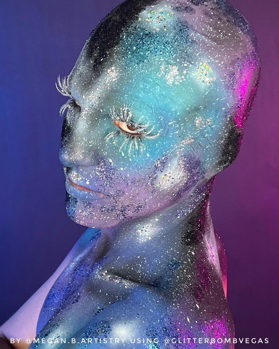 SkinCity's tweet image. First entry is IN! @GlitterBomb_LV #makeup #contest! “Galactic Glitter” by #MeganBArtistry 🪐
Only ONE WEEK left to register!!
skincitybodypainting.com/contest
