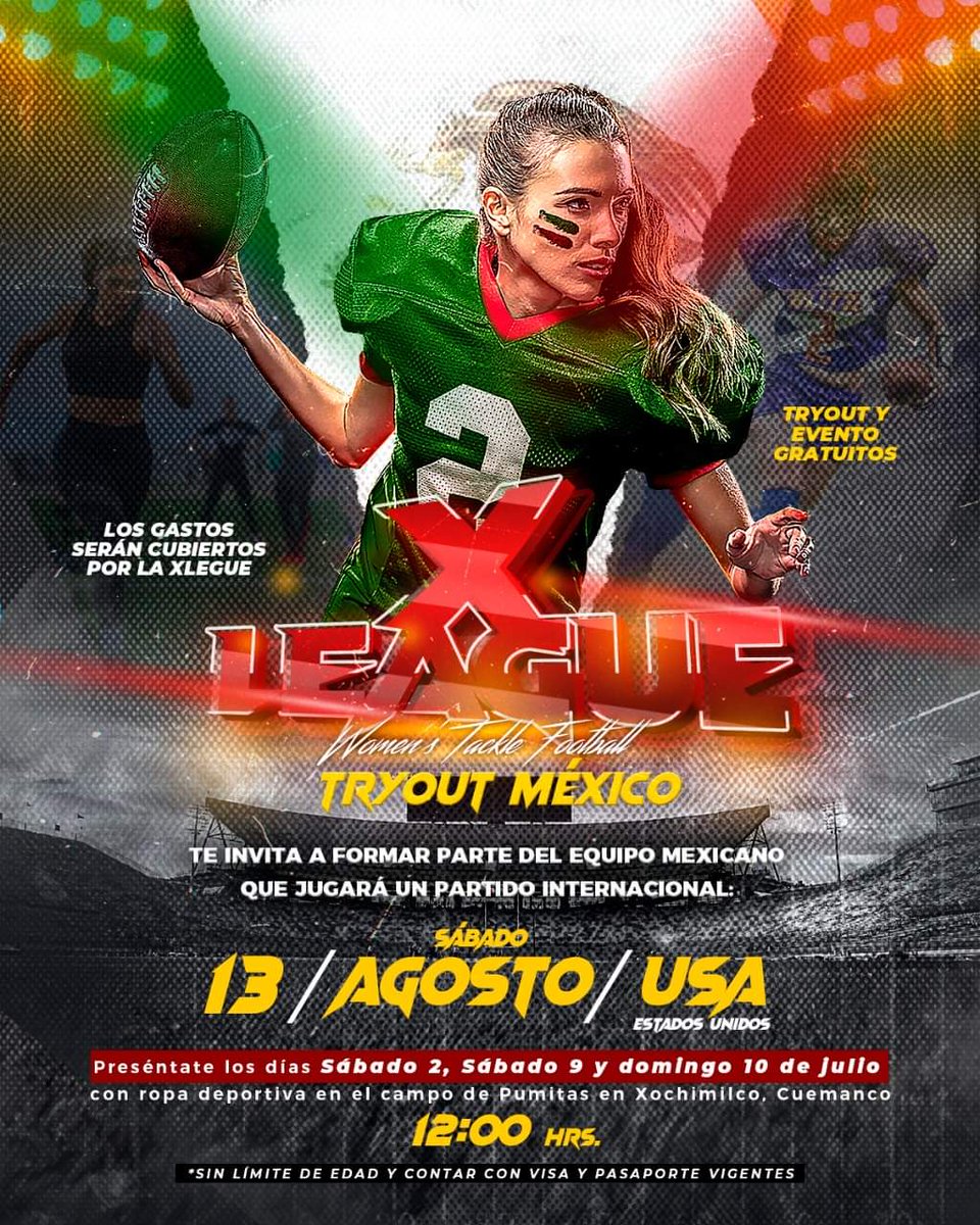 NFGMX's tweet image. #XLeagueMx 
¿Estás lista? 
Sigue las instrucciones o etiqueta a tu amiga que siempre ha querido probarse.

#FiTFootball
#PoweredBy8N