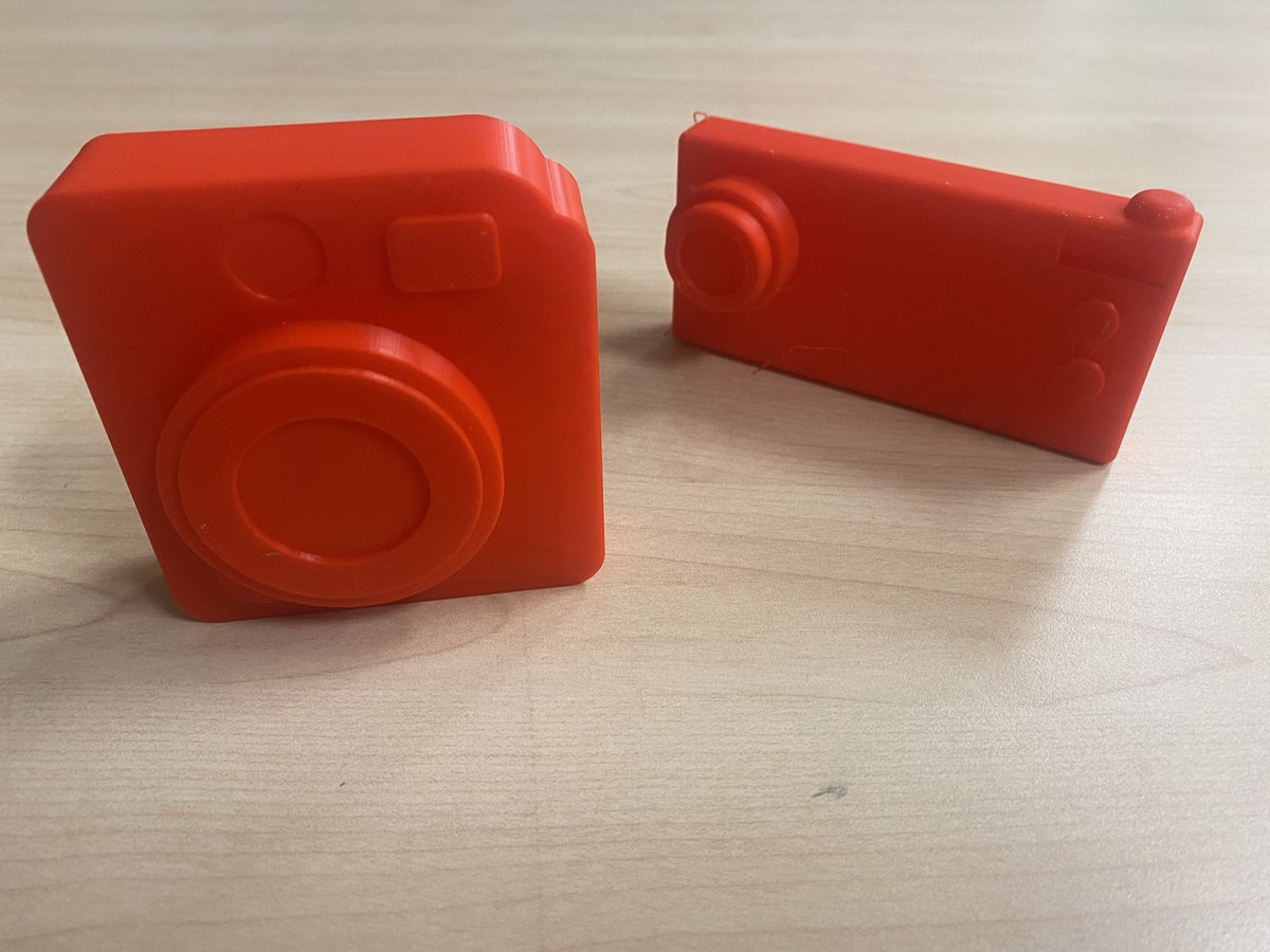 nice camera 3d prints from tne Ss today #3ddesign #3dprint #fusion