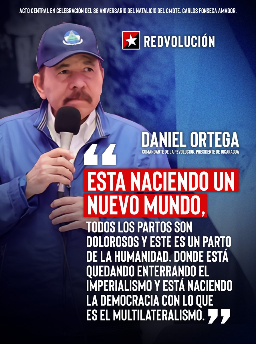 #Nicaragua A 86 años del natalicio del Cmdte Carlos Fonseca Amador su legado sigue presente ✊ ❤🖤#Carlos86SeguimosVenciendo