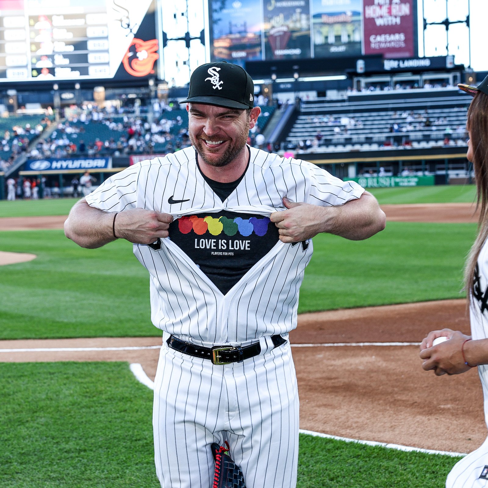 Chicago White Sox on X: It's Pride Night at Guaranteed Rate Field! We are  proud to stand with our LGBTQ+ family, friends and neighbors today and  every day. #LoveIsLove  / X