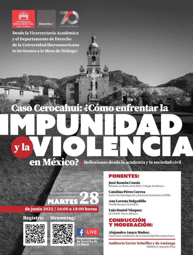 alejandroanaya's tweet photo. Continuamos con el análisis y la reflexión sobre Cerocahui. Próximo martes en la ⁦@IBERO_mx⁩ y en línea. https://t.co/MnXNeILTF9