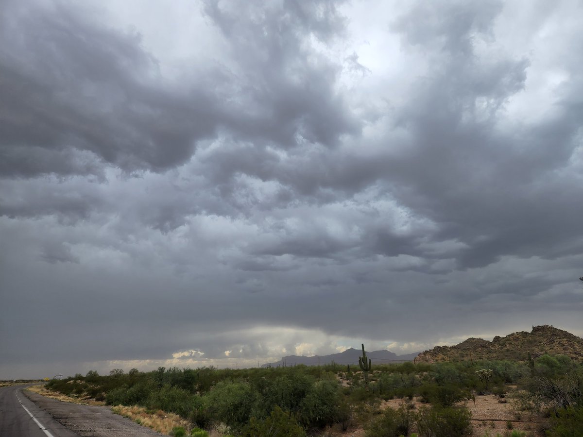 Monsoon season in Arizona.