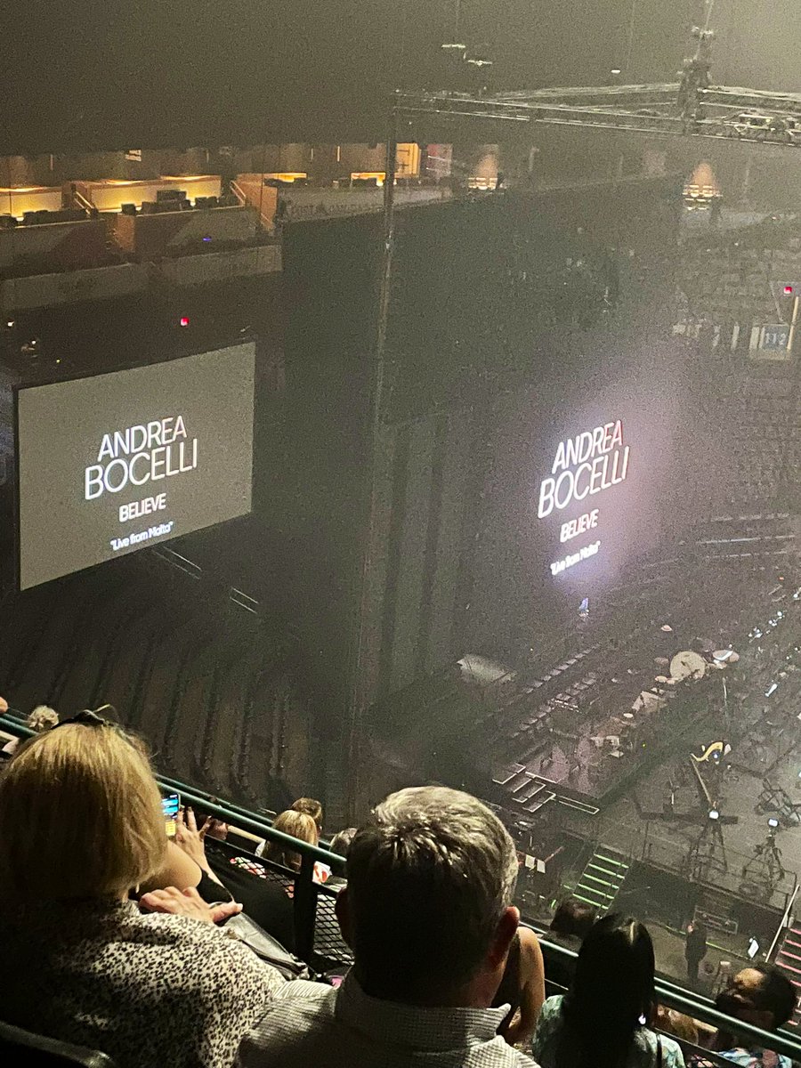 My first time seeing <a href="/AndreaBocelli/">Andrea Bocelli</a> live! #BucketListConcert