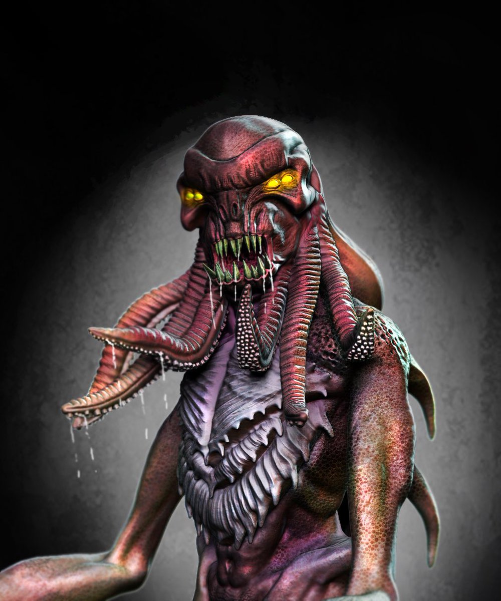 Kraken Monster Concept #zbrushsculpt #conceptartist #creaturedesign