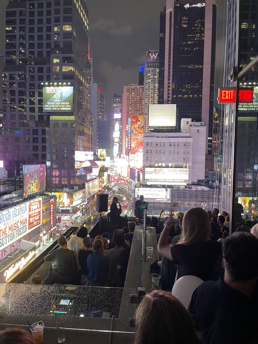 jschnip's tweet image. “Do you want to joyfully participate or give up” on the importance of optimism…and being Outside @jackjohnson @authorwadedavis #outerverse #nftnyc #TimesSquare @Outsideio