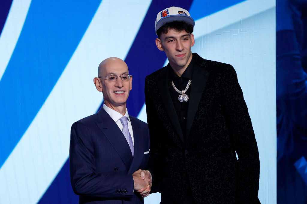 ESPNInsights's tweet photo. With Chet Holmgren and Jalen Williams going in the lottery, it is the first time the @WCCsports has multiple lottery picks in the same draft in the lottery era (since 1985). https://t.co/LNOn3azzWb