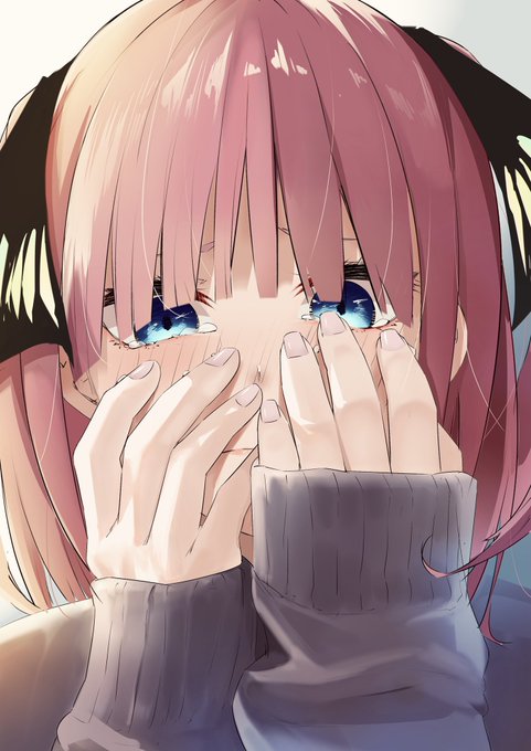 RＥＩさんがTwitterに投稿した中野二乃(五等分の花嫁)のイラスト。