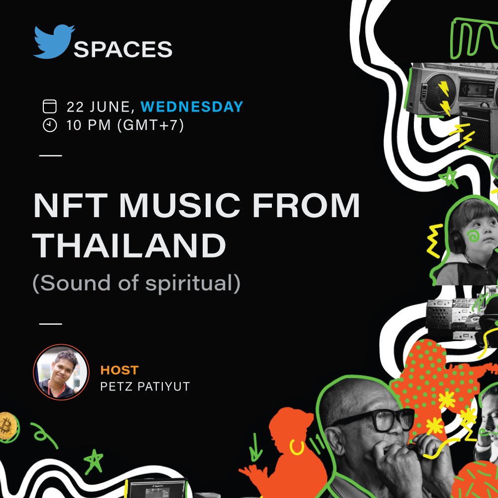 THA_NFTwave's tweet photo. Today, 06/21 | 10 PM (GMT+7) 
Me and 9 other artists are going to live and discussing about our works 
-
Don't miss it! 🔥🎹 See you then

https://t.co/fkD5tYjSTe

#nftmusic #nftcommunity #NFTs https://t.co/YtVAl8q3cg
