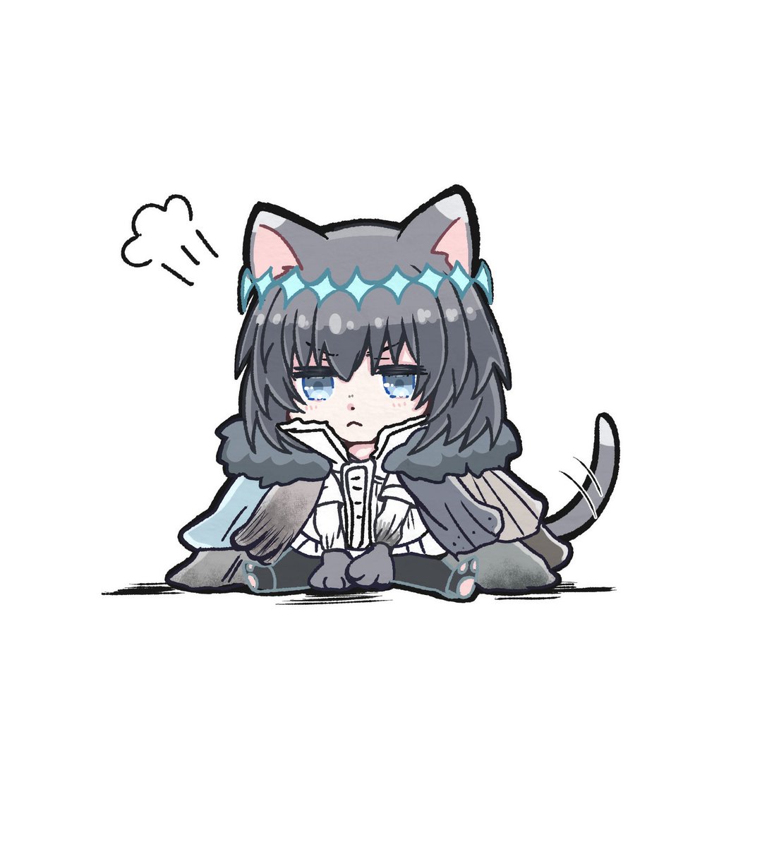 oberon (fate) 1boy cat ears animal ears male focus tail cat tail solo  illustration images