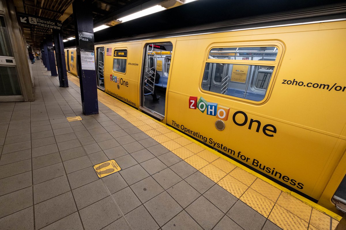 svembu's tweet image. Trains in New York and San Francisco, billboards in various cities ... we are launching a big marketing push!

&quot;Zoho One: The Operating System for Business&quot;

&quot;Choose Privacy, Choose Zoho&quot;

are some of the themes.
