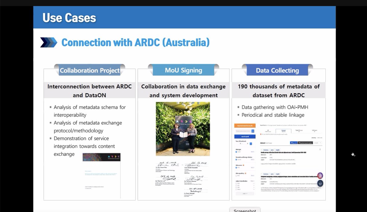 simonhodson99's tweet photo. #DataON ambitious plans for data gathering, domestic (research institutions) overseas (global data initiatives) #IDW2022 #SciDataCon #codata @CODATANews @resdatall @ISC_WDS https://t.co/X8in4VCjCs