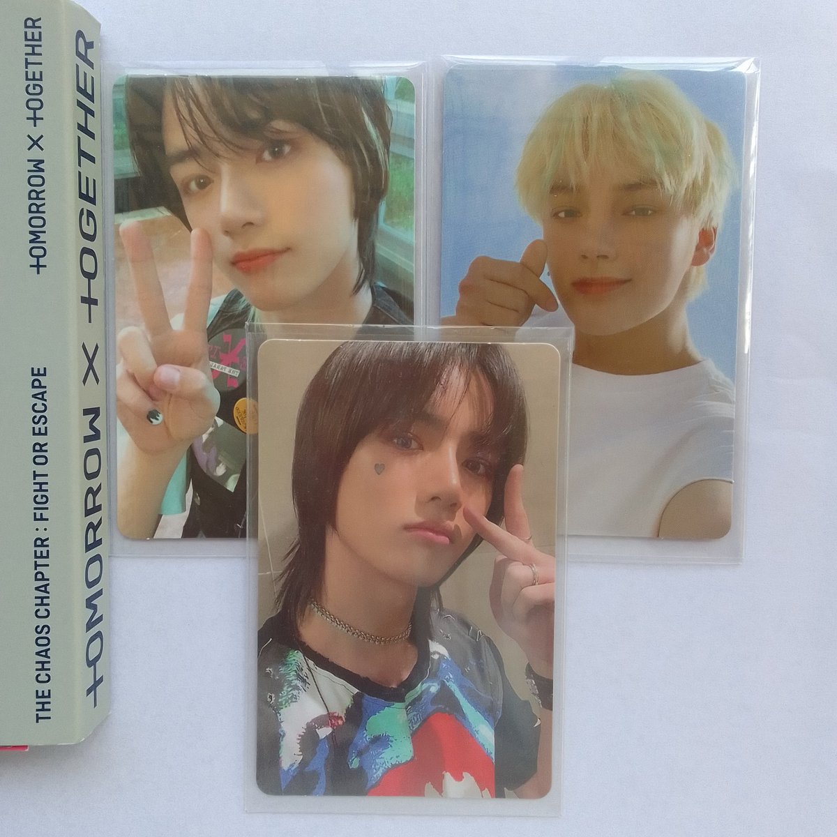 yoribeomcarts's tweet photo. wts lfb txt ph !

beomgyu harley, beomgyu escape, huening kai wev pob, fight together unsealed album (complete inclusions except stickers. poster: taejunbin)

- onhand
- 1 week reserv. flexi dop for sure buyers
mop: gcash
mod: sco, ggx
rfs: yeonjun
reply "mine" or dm me https://t.co/6Fy2Qlbcrg