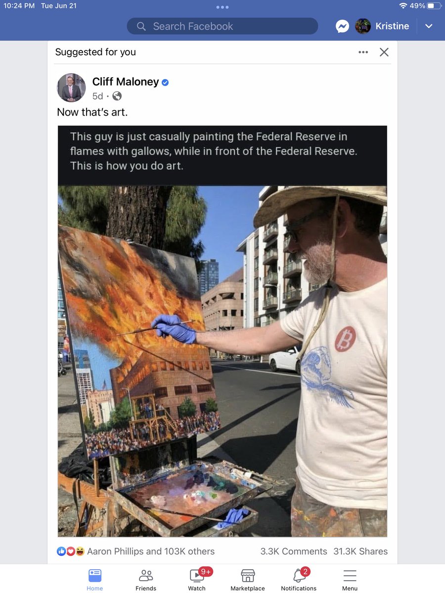 solicreations's tweet photo. @CryptoBTC_Chris …and he’s wearing at BTC shirt 😂 https://t.co/2rqBkrTwoe