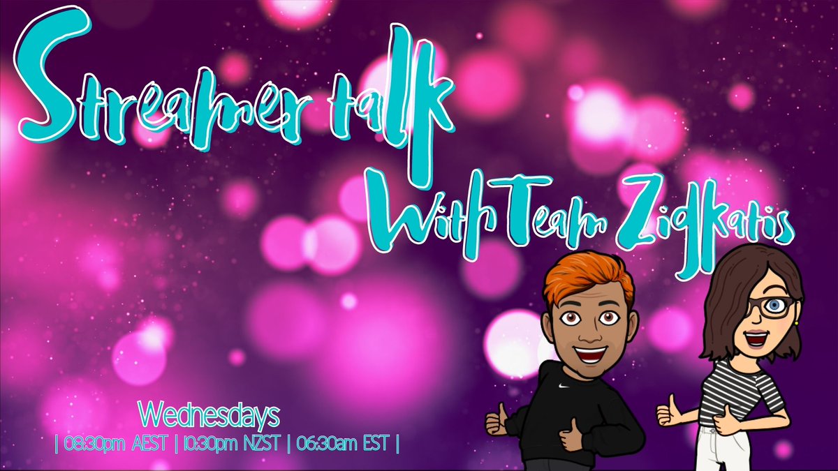 TheZiggyEffect's tweet photo. Tonight guys!! Streamer Talk with team Zigkatis! Topic is 90s nostalgia! Come relive the 90s with us! 830PM AEST / 1030PM NZST @Mikatis32 #teamzigkatis #smallstreamer #SmallStreamerCommunity #twitch #TwitchAffilliate https://t.co/MJgpcvwoTB