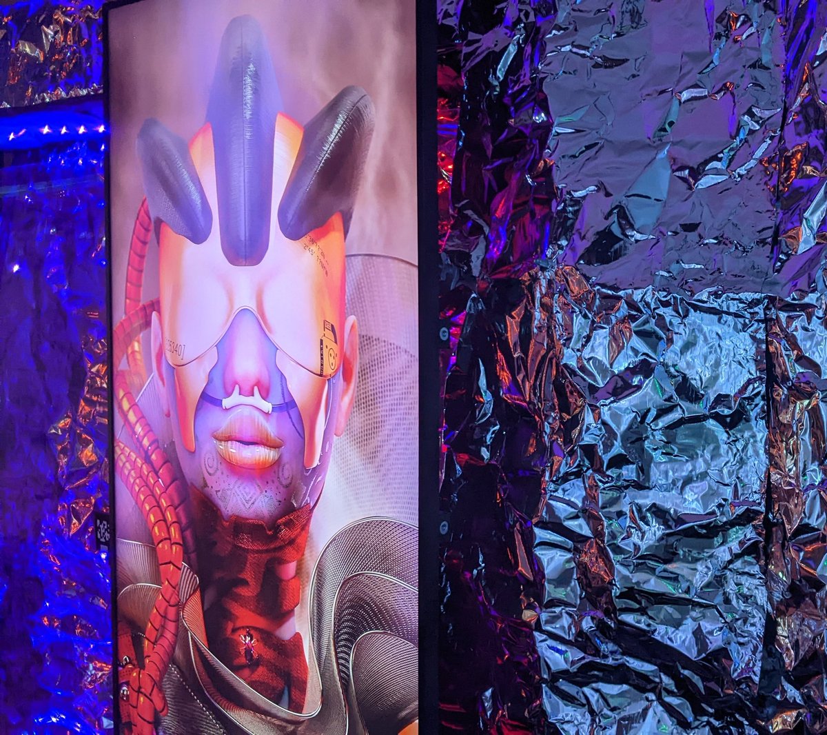 R0Dneyz's tweet photo. Wow what an event! @psychanon @ezu_xyz ... Watch out 👀 #nftnyc #DivineEntities #PA #EZU https://t.co/DoOQ7HIaz6