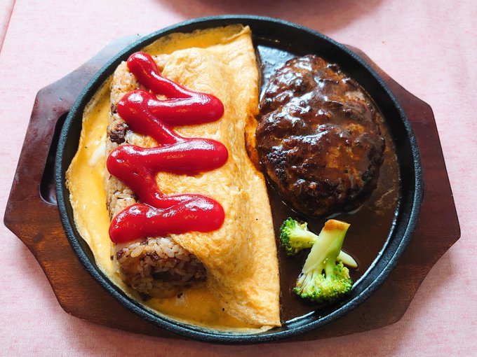 地元ナポリタンNo.1決定戦!
12日目「デミハンバーグオムライス」 