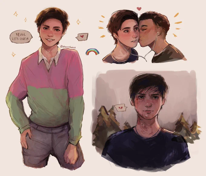 I'm just not realizing the pattern on his shirt wasn't correct asdkasd here is the fixed ver lol 