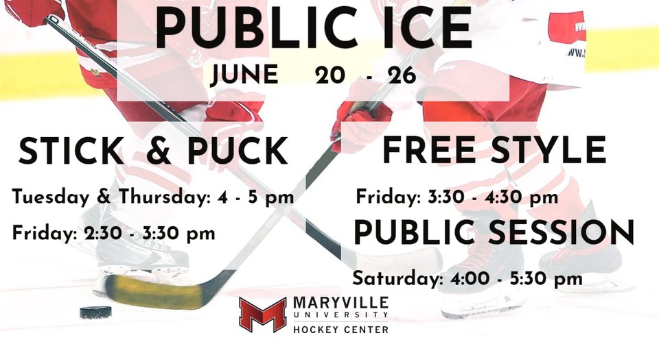 Cool off this week with a stick and puck or public session at the MUHC!
