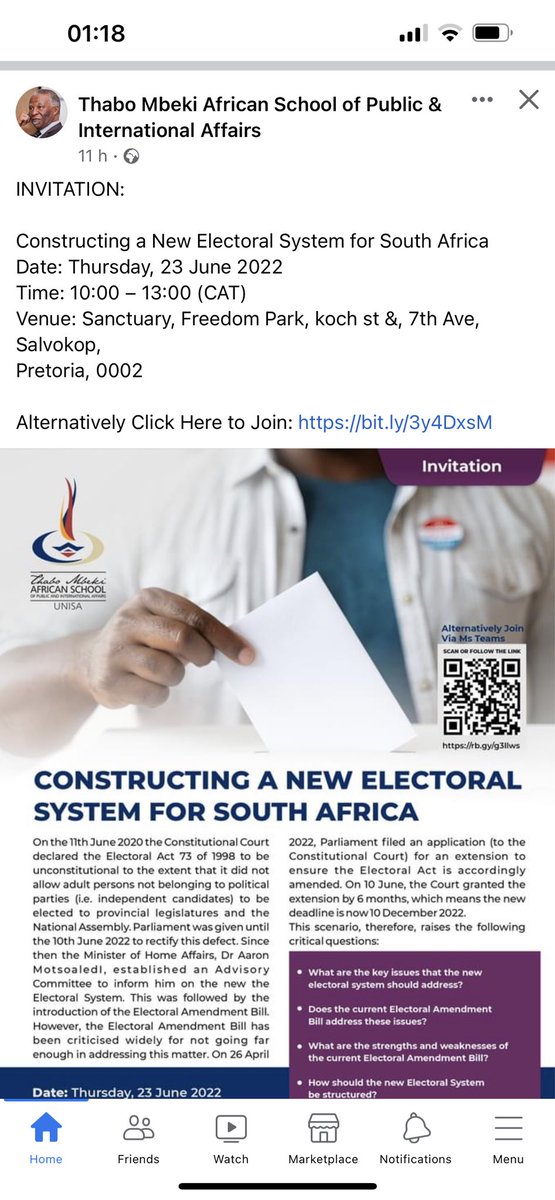 ZuluSimo's tweet photo. #TM80 (Elections) New Elections System Seminar at the Freedom Park, Tshwane/Pretoria 🇿🇦 #TMF #TMSchool #TMALI #FreedomPark https://t.co/CRu7asmVAb